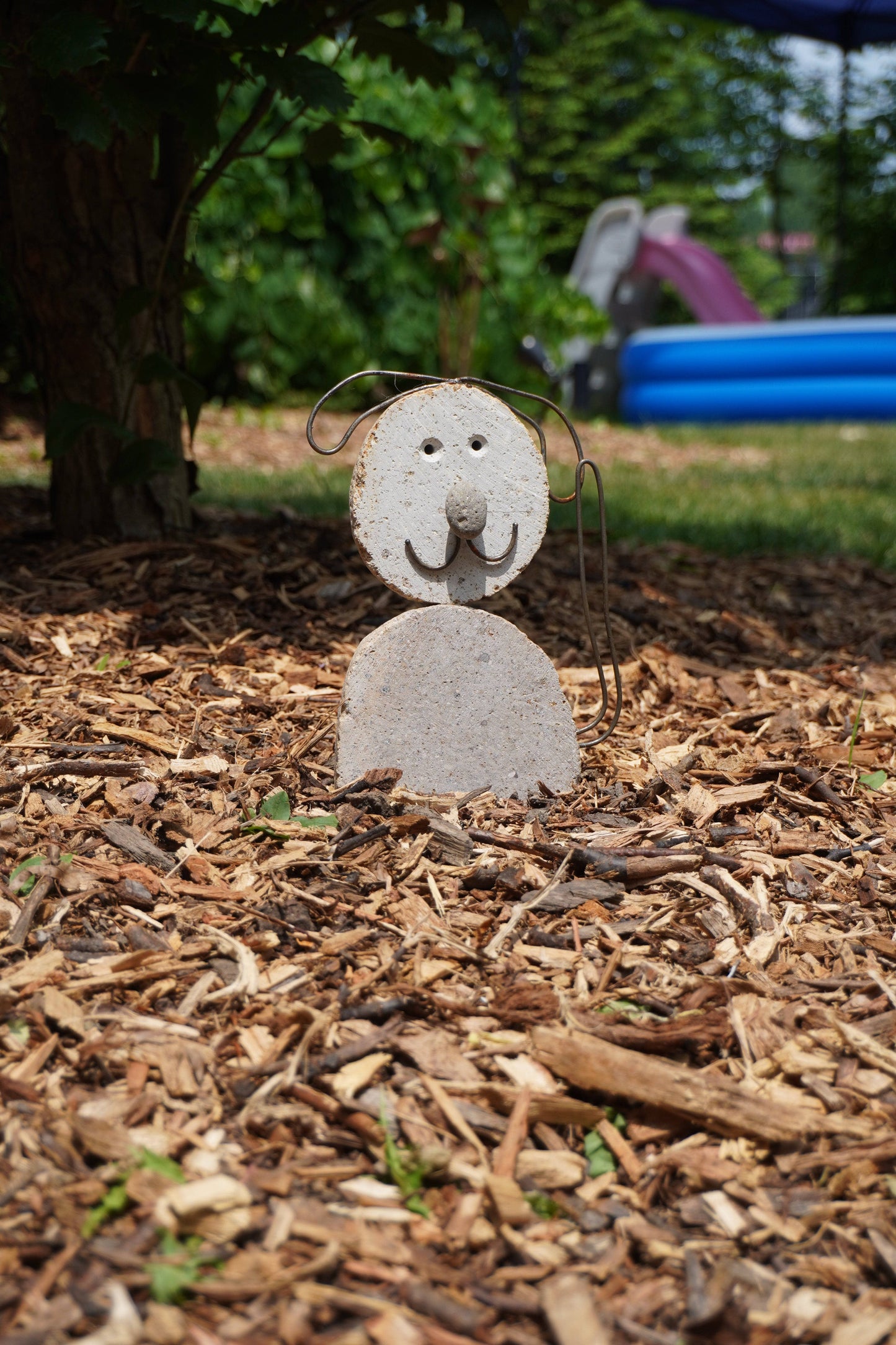 Dog River Stone Garden Statue