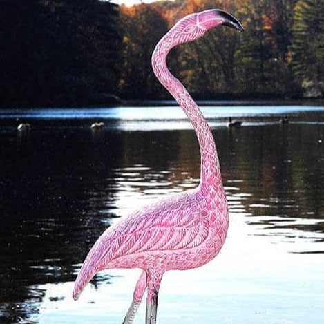 American Flamingo Statue