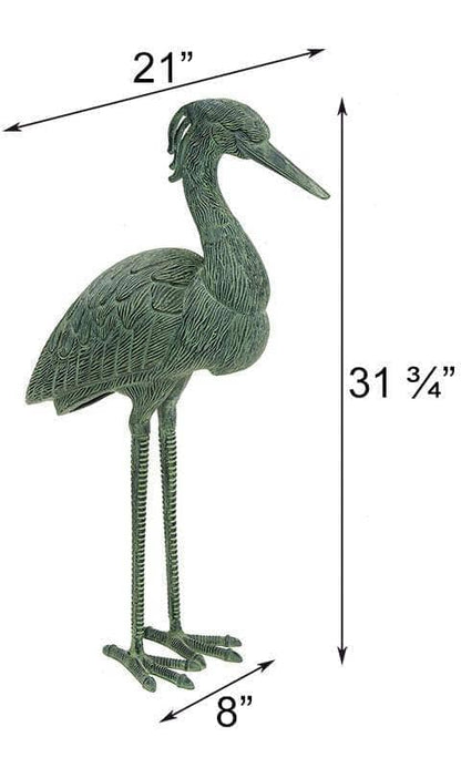 Cast Aluminum Great Blue Heron