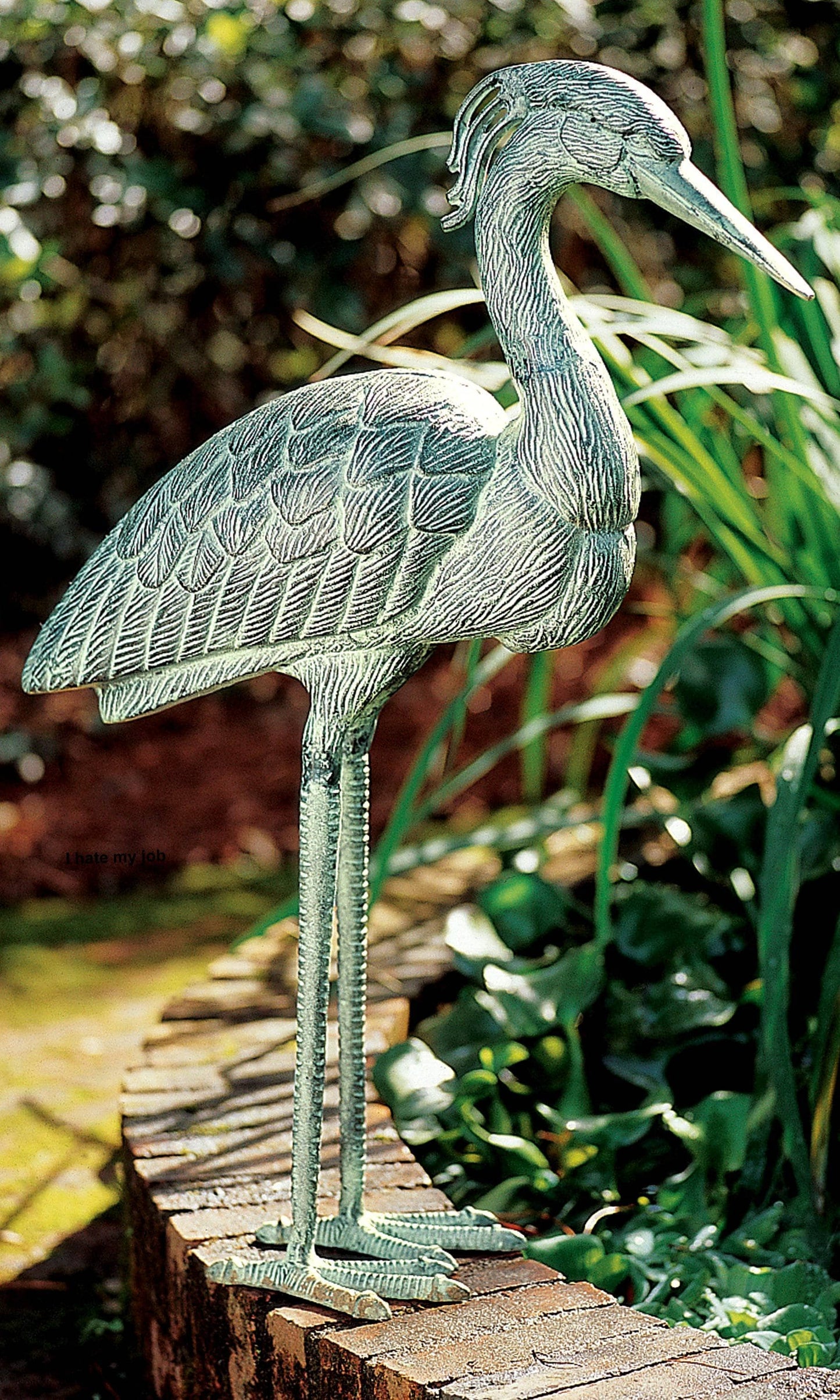 Cast Aluminum Great Blue Heron