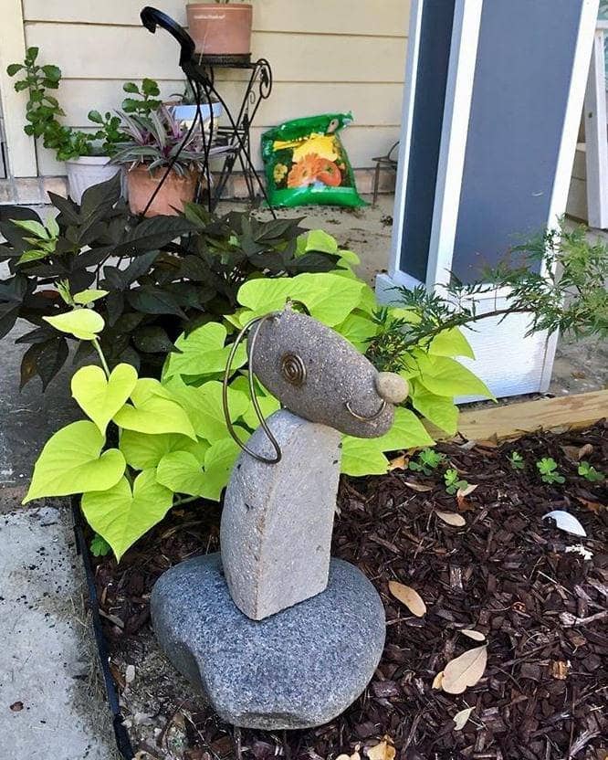 Floppy Eared Dog Garden Statue