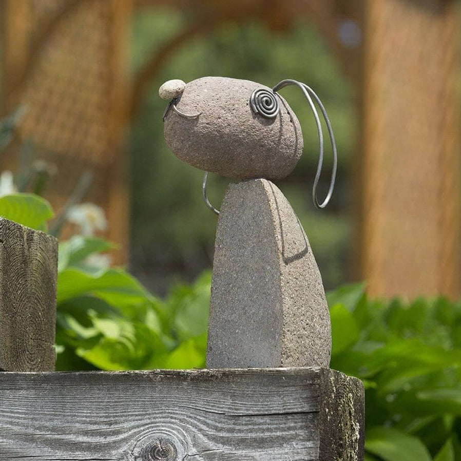 Floppy Eared Dog Garden Statue